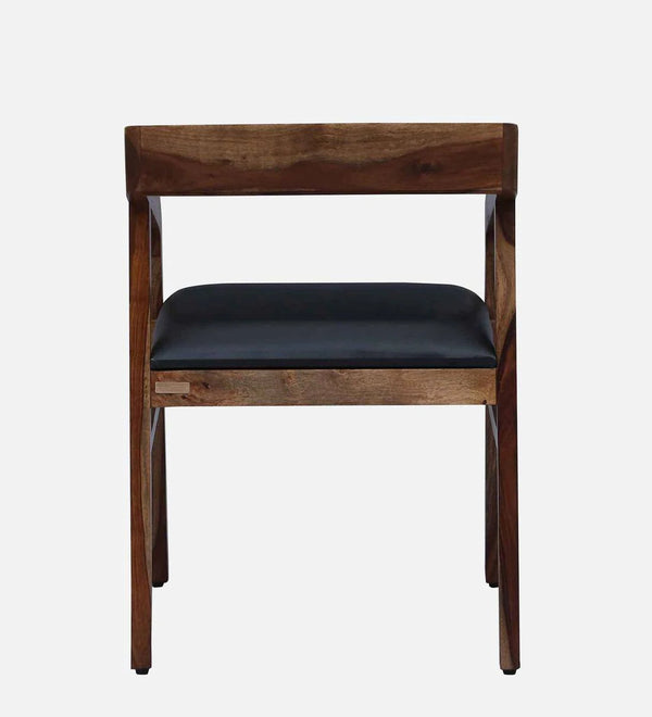 Classic Sheesham Wood Arm Chair In Rustic Finish