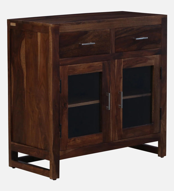 Wooden Crockery Unit In Provincial Teak Finish