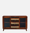 Classic Sheesham Wood Crockery Unit In Dual Tone Finish