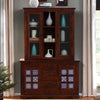 Classic Sheesham Wood Hutch Crockery Unit In Honey Oak Finish