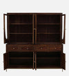 ClassicSheesham Wood Crockery Unit In Provincial Teak Finish