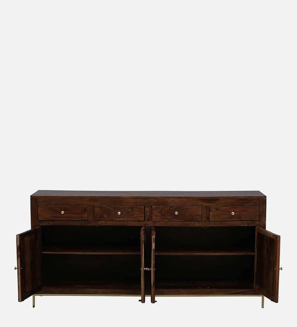 ClassicSheesham Wood Crockery Unit In Provincial Teak Finish