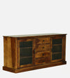 Classic Sheesham Wood Crockery Unit In Provincial Teak Finish