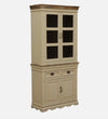 Modern Solid Wood Crockery Unit In Tulip Finish