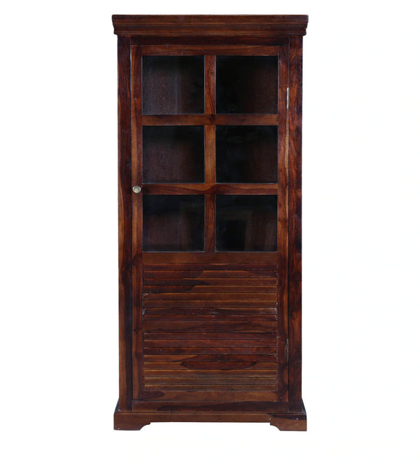 Classic Sheesham Wood Crockery Unit in Provincial Teak Finish