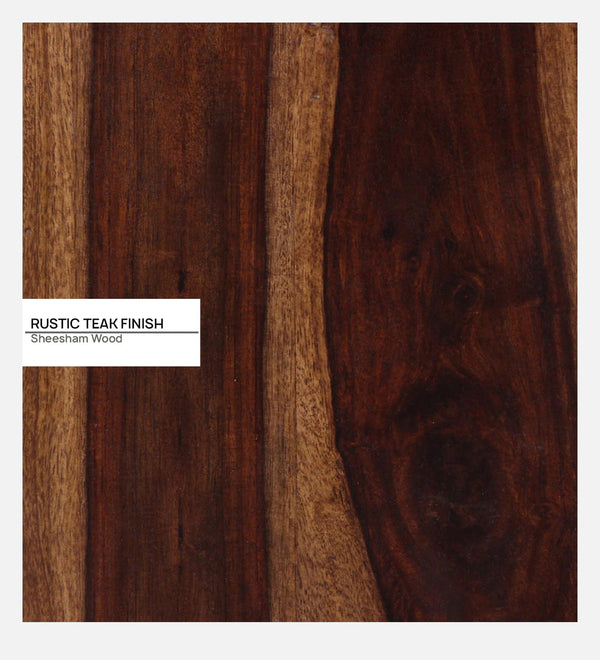 Classic Sheesham Wood Crockery Unit in Rustic Teak Finish