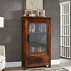 Classic Sheesham Wood Crockery Unit in Rustic Teak Finish