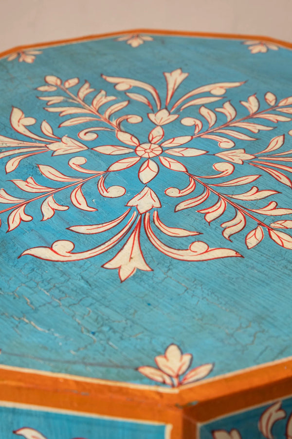 Hand Painted Mango Wood Coffee Table