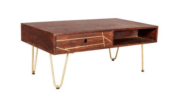 Picasso Dark Mango Wood Coffee Table
