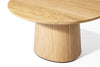 Modern-Looking Round Coffee Table | Natural Finish