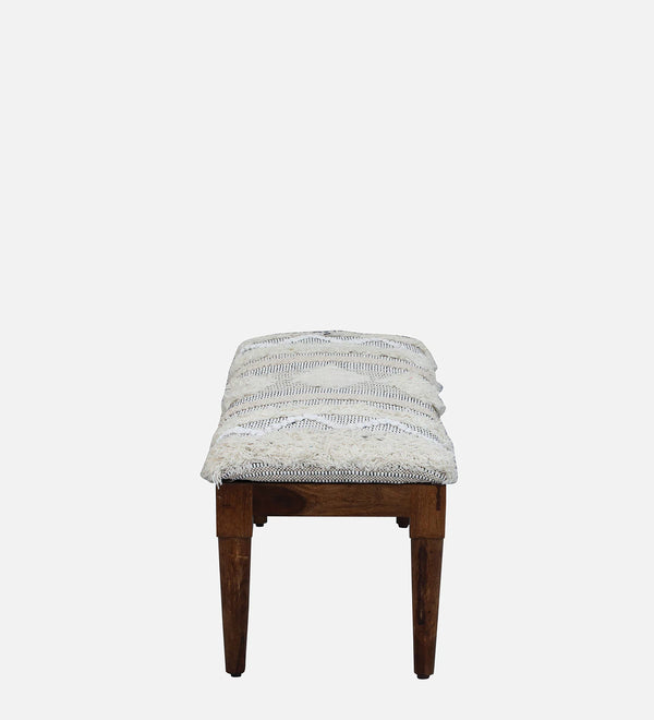 ClassicSheesham Wood Bench In Provincial Teak Finish