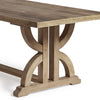 Temps Hourglass Wooden 6 Seater Dining Table
