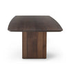 Classic Solid Wood Dining Table- Brown Finish