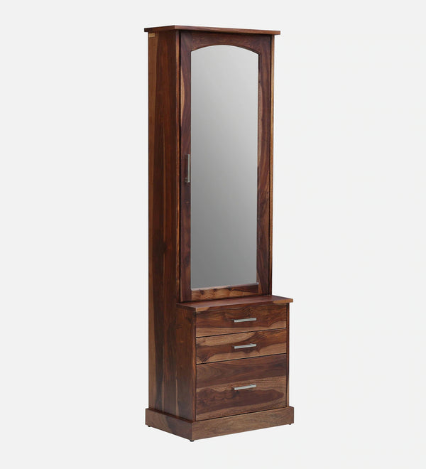 Classic Sheesham Wood Dressing Unit In Rustic Teak