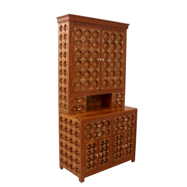 Royal Solid Wood Brass Detailed Dressing Unit