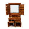 Royal Solid Wood Brass Detailed Dressing Unit