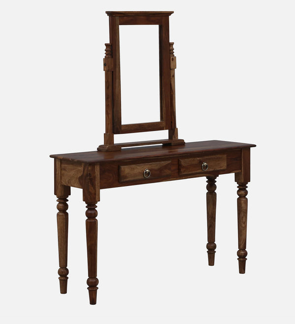 Classic Sheesham Wood Dressing Unit In Provincial Teak