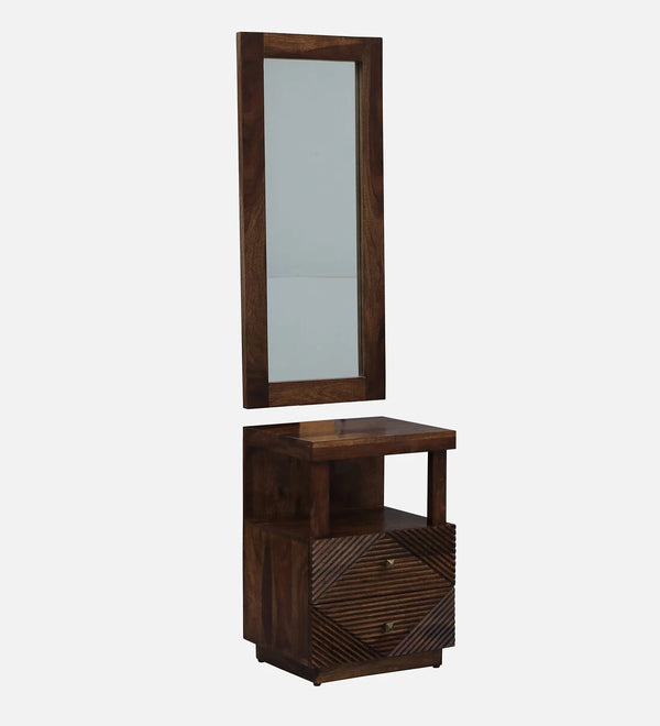 Classic Sheesham Wood Dressing Unit In Provincial Teak