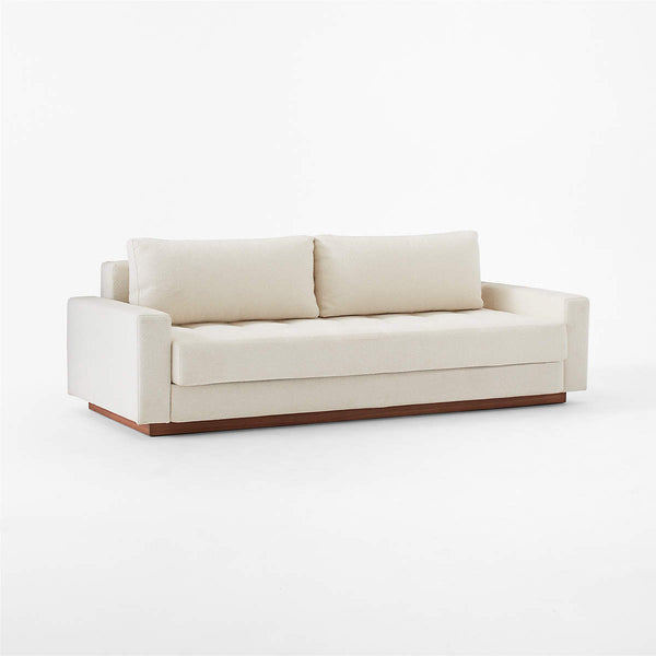 Modern Fabric Uberlyfe Sofa Bed In White