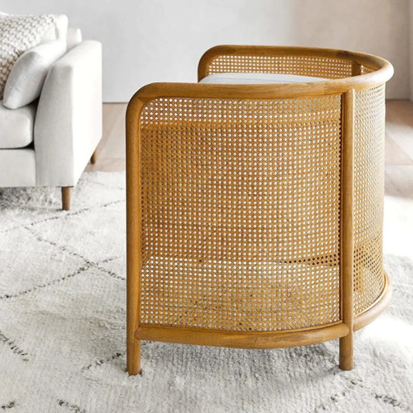 Classic Rattan Sheesham Wood Sofa Chair