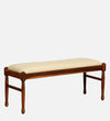 Classic Sheesham Wood Bench In Honey Oak Finish