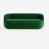 Evergreen Foresta 3 Seater Velvet Curved Sofa