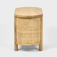 Elara Rattan 2 Drawer BedsideTable
