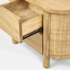 Elara Rattan 2 Drawer BedsideTable