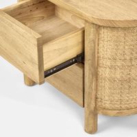 Elara Rattan 2 Drawer BedsideTable