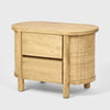 Elara Rattan 2 Drawer BedsideTable