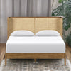 Viola Luxury Solid Wood Rattan Cane Bed - All Sizes