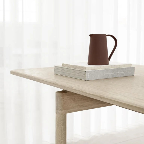 Classic Solid Wood Dining Table- Natural Finish