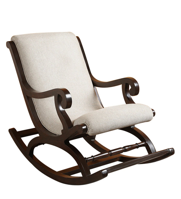 Modern Solid Wood Arm Chair in Walnut Colour