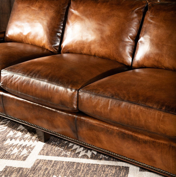 Athens Leather Sofa