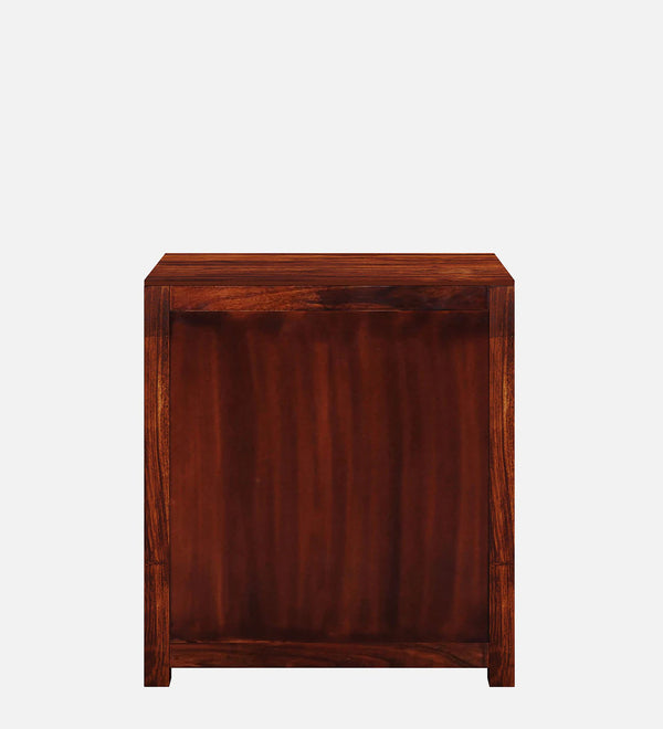 Classic Sheesham Wood Shoe Cabinet In Honey Oak Finish