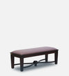 Classic Sheesham Wood Bench In Dark Mahogany Finish