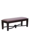 Classic Sheesham Wood Bench In Dark Mahogany Finish