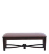 Classic Sheesham Wood Bench In Dark Mahogany Finish