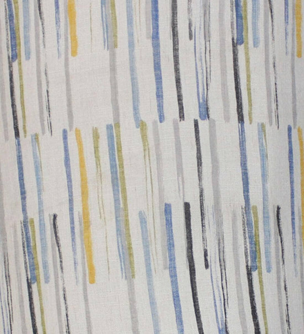 Modern Fabric Light Blue Color Barrel Chair