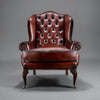 Roza Chesterfield Leather Sofa Chair