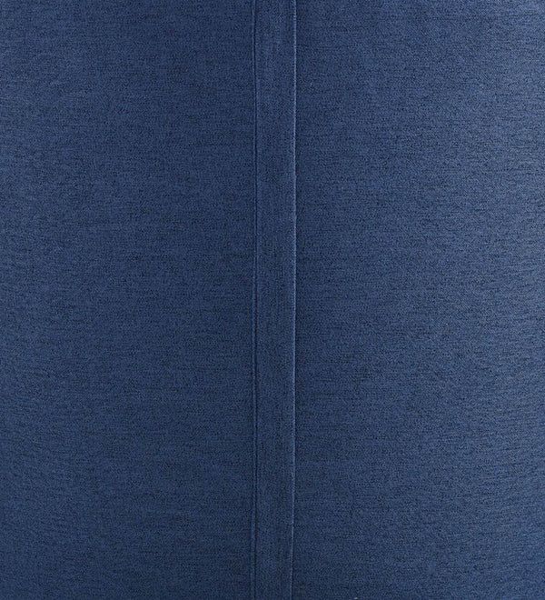 Modern Fabric Royal Blue Wooden Barrel Chair