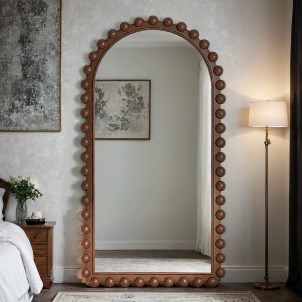 Giselle Wooden Frame Floor Mirror