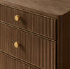 Moderna Oak Wood 7 Drawer Study Table / Brown Natural Tone