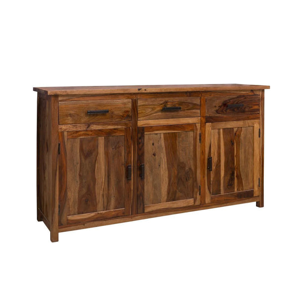 Classic Sheesham Wood Sideboard - Walnut Finish