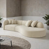 Lunea Luxury Curved 4 Seater Sofa