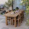 Austria Oak Wood Dining Table Set - 4 Seater, 6 Seater, 8 Seater - All Sizes