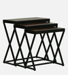 Modern Mango Wood Set of 3 Side Table