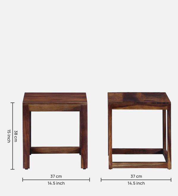 Wooden Side Table Set of 3 for a Coordinated and Functional
