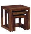 Wooden Side Table Set of 3 for a Coordinated and Functional