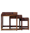 Wooden Side Table Set of 3 for a Coordinated and Functional